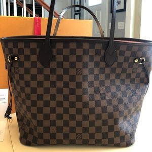 Louis Vuitton Neverfull MM Rose Ballerine